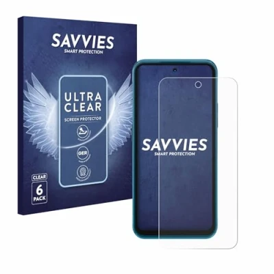 Abbildung von Savvies 6 Stück Schutzfolie für Nokia XR20 Displayschutz Folie Ultra Transparent