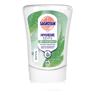 Abbildung von SAGROTAN® HYDRA CARE NO TOUCH Flüssigseife Nachfüllpackung 250 ml