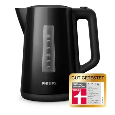 Abbildung von Philips Wasserkocher &quot;HD9318/20 Serie 3000&quot;, 1,7 l, 2200 W, Trockengehschutz