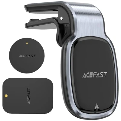 Abbildung von Acefast D16 AUTO Handy Halterung Magnet KFZ Lüftung Gitter 360 Halterung, (bis 7,00 Zoll, Tragekraft bis zu 3,5 kg, für Lüftungsgitter)