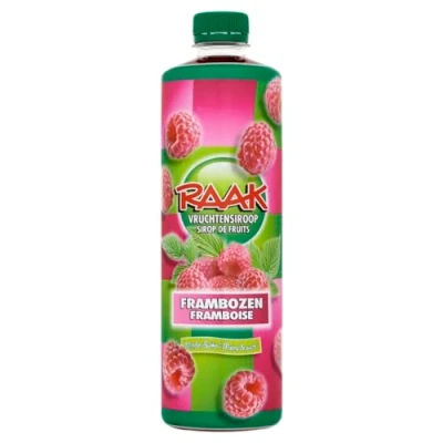 Abbildung von Raak vruchtensiroop frambozen Getränke Sirup Himbeere (6 x 0,75L)