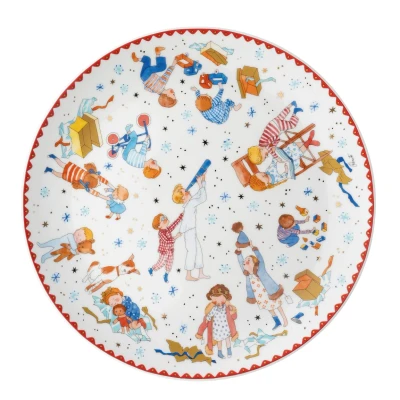 Abbildung von Hutschenreuther Sammelserie 2022 Plätzchenteller 28cm Weihnachtsa.