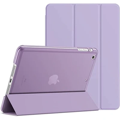 Abbildung von JETech Hülle für iPad Mini 1 2 3, Schutzhülle mit Ständer Funktion und Auto Einschlafen/Aufwachen (Helles Lila