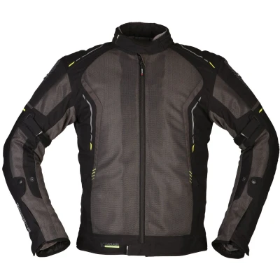 Abbildung von Modeka Khao Air Motorrad Textiljacke (Dark Grey/Black,S)