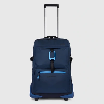 Abbildung von Piquadro Corner Cabin Trolley, Größe: One Size, Blue