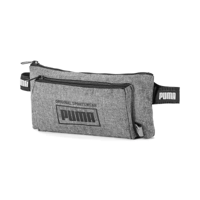 Abbildung von PUMA Unisex Gürteltasche Waistbag, Logo, ca. 13x26x4cm (HxBxT) (Grau)