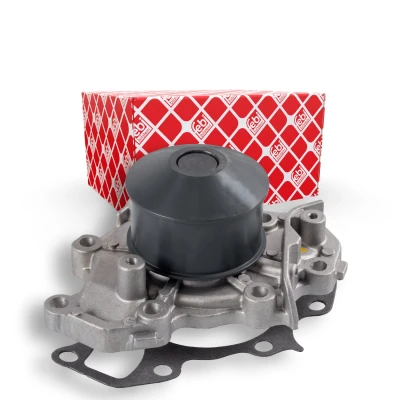 Abbildung von FEBI BILSTEIN 173144 Wasserpumpe Aluguss mit Dichtung Metall MITSUBISHI: GALANT 6, 6 Kombi, 5