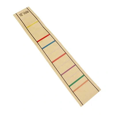 Abbildung von Papier Viola Lernen Griffbrett Aufkleber Label Violine Positionsmarker 16inch