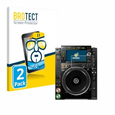 Abbildung von BROTECT (2 Stück Schutzfolie für Pioneer CDJ 2000NXS2 Displayschutz Folie Ultra Klar