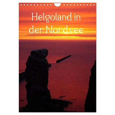 Abbildung von Helgoland in der Nordsee (Wandkalender 2025 DIN A4 hoch), CALVENDO Monatskalender