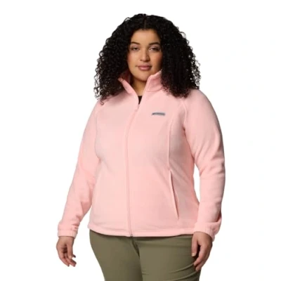Abbildung von Columbia Women&#039;s Benton Springs Full Zip, Zip Fleece Jacket, Pink Sand, L