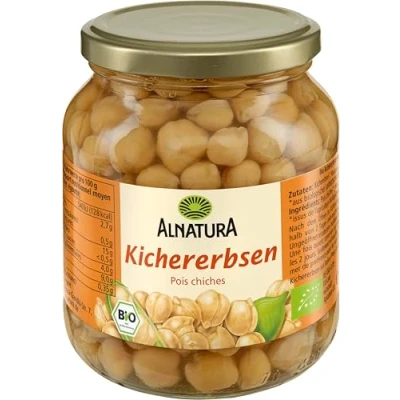 Abbildung von Alnatura Kichererbsen, 1 x 330 g, Abtropfgewicht 220g