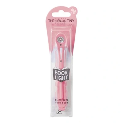 Abbildung von IF Really Tiny Book Light (Pink) Compact Reading Lights for Books in Bed Flexible Clip On A Great Lamp with Batteries Included
