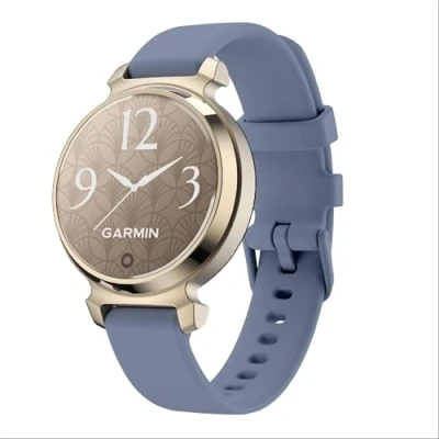 Abbildung von GIOPUEY Armband Kompatibel mit Garmin Lily 2/Claasic/Active, Weiches Silikon [Verschleißfest] [Atmungsaktiv] Ersatzarmband Blue