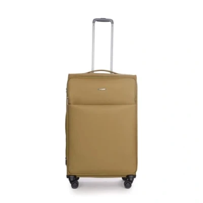 Abbildung von Stratic Bendigo Light + Weichschalen Koffer L khaki mit 4 Rollen Weichgepäck