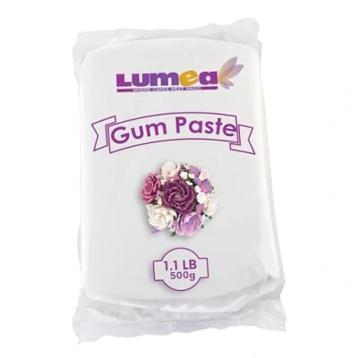 Abbildung von Dekozauber24 Blütenpaste weiß, 500g, vegan, essbar, perfekt für Blumen, Blüten, Rüschen, feine Dekorationen, essbare Zuckerpaste, weisse Tortendeko Fondant