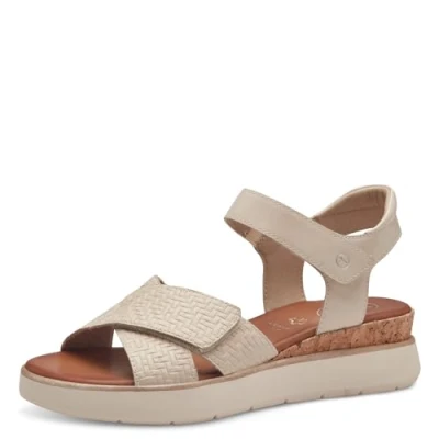 Abbildung von Tamaris Comfort Plateausandalette, Damen, Größe: 40, Ivory Schuhe