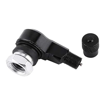 Abbildung von Reifenventil,Universal Reifen für Auto und Motorrad, aus Aluminiumlegierung, Reifenventil mit Ventilschaft, 90 Grad, Tubeless Reifen, Standard Räder, 2 Stück, 11,3 mm
