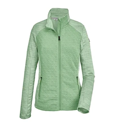 Abbildung von killtec Damen Stretchjacke mit Stehkragen/Fleecejacke KOS 68 WMN FLX JCKT, mint, 44, 39134 000