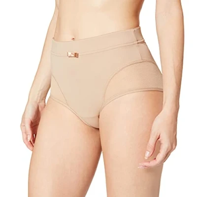 Abbildung von Sassa Damen Miederslip 00594, Einfarbig, Gr. 46 (Herstellergröße: 90), Elfenbein (Skin 00428)