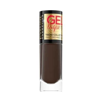 Abbildung von Eveline Cosmetics Gel Laque Nagellack Nr. 210, Schnell trocknender Gellack, Lang anhaltender Glanz, Kein UV/LED Licht nötig, 8 ml