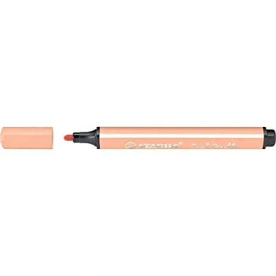 Abbildung von Gefederter Dreikant Filzstift STABILO Trio Scribbi Einzelstift apricot
