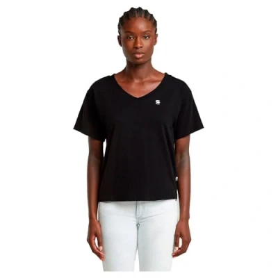 Abbildung von G STAR V Shirt Open Relaxed mit Logo Druck