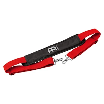 Abbildung von Meinl Percussion Samba Gurt Zubehör Für Surdo und Repinique Schulter Hüfte Einstellbar Mit Polsterung Baumwolle, Rot (SB R)