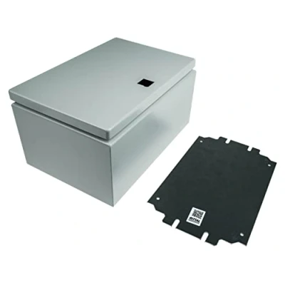 Abbildung von Rittal KX Stahl Wandgehäuse RAL 7035, grau IP66, HxBxT 300 mm x 200 120mm
