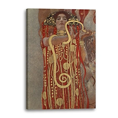 Abbildung von Printed Paintings Leinwand (80x120cm): Gustav Klimt Hygieia