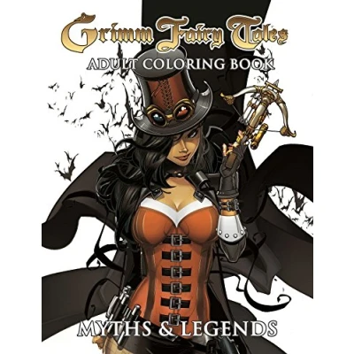 Abbildung von Grimm Fairy Tales Adult Coloring Book Myths &amp; Legends