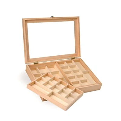 Abbildung von Glorex Aufbewahrungsbox Sortierkasten, 40 cm x 28 7,5