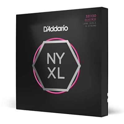 Abbildung von D&#039;Addario E Bass Gitarrensaiten Saiten Bassgitarre Strings Guitar nyxl32130 32130 Regular Light saitigen Long Scale Nickel Wound