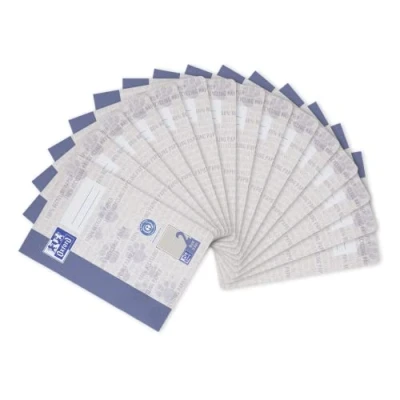 Abbildung von Oxford Schulheft A5 Recycling, 16 Blatt, Lineatur 2, liniert, 15 Stück