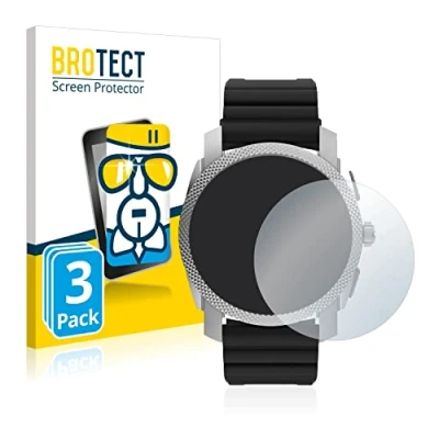 Abbildung von BROTECT Schutzglas für Fossil Gen 6 Hybrid Machine (45mm) (3 Stück) Schutzfolie Panzer Folie Glas [Extrem Kratzfest 9H, Anti Fingerprint,