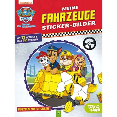 Abbildung von PAW Patrol: Meine Fahrzeuge Sticker Bilder: mit 22 Motiven und über 380 Stickern. Für Kinder ab 4 Jahren Puzzeln Stickern