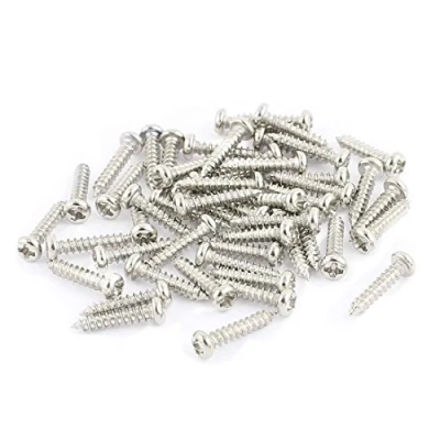 Abbildung von sourcingmap® 50Stk M2 x 10mm Edelstahl Spitze schwenken Kopf selbstschneidende Schrauben de