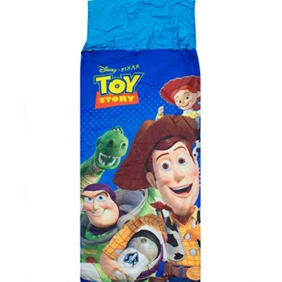 Abbildung von Disney Pixar Toy Story Kinderschlafsack Schlafsack Kuschelige Schlafrolle 70 x 165 cm für Camping und Zuhause