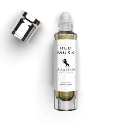 Abbildung von FR251 RED MUSK Unisex Parfümöl 6 ml Roll on Flasche Arabian Opulence Tabak Warm Spice Moschus Zimt Fresh Spicy