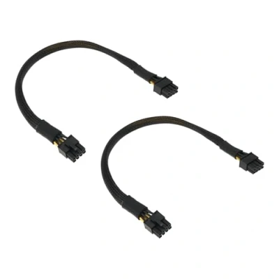 Abbildung von the Lord of Tools 2 Stück 8 poliges auf Stromkabel GPU Adapterkabel Ersatz Kompatibel mit Dell R730 Zu Nvidia K80 M40 M60 P40 P100 PCIE (35 cm)