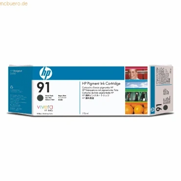 Abbildung von HP 91 (C9465A) Fotoschwarz Druckerpatrone