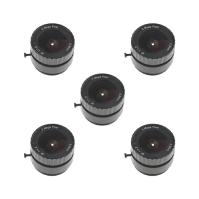 Abbildung von 5 x 1/3 Zoll 2,8 mm 3 Megapixel F1.2 CS Mount IR Fixed Iris Objektiv für CCTV IP Kamera