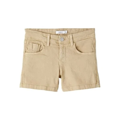 Abbildung von Name it Nkfrose NOOS Shorts für Kinder, Größe: 92, Safari