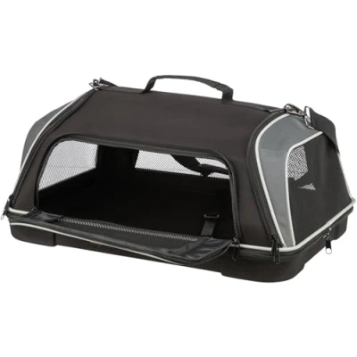 Abbildung von TRIXIE Tiertransporttasche Airline Tasche Boarding schwarz/grau für Hunde
