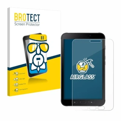 Abbildung von BROTECT Schutzglas für Samsung Galaxy Tab Active 2 SM T395 Schutzfolie Panzer Folie Glas [Extrem Kratzfest 9H, Anti Fingerprint, Ultra Transparent]