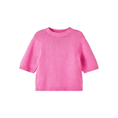 Abbildung von NAME IT Girl&#039;s NKFBALAO 2/4 SL Knit Strickoberteil, Cyclamen, 122/128