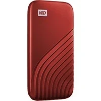 Abbildung von WD My Passport SSD 1 TB mobiler Speicher (NVMe Technologie, USB C und 3.2 Gen 2 kompatibel, Lesen 1050 MB/s, Schreiben 1000 MB/s) Rot