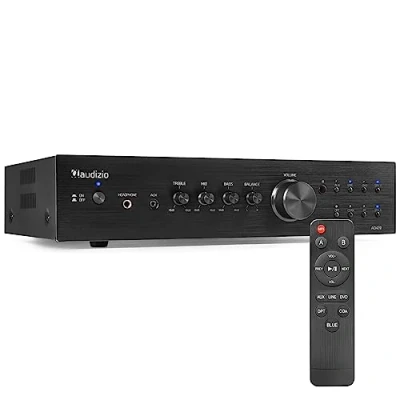 Abbildung von Audizio AD420B 4 Kanal HiFi Verstärker 400 Watt Amplifier Schwarz