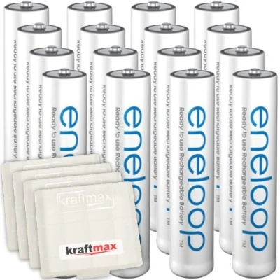Abbildung von kraftmax 16er Pack Panasonic Eneloop AAA / Micro Akkus Akku (1 St)