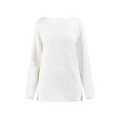Abbildung von LEOMIA Women&#039;s Strick Pullover Longsleeve, Wollweiss, M L